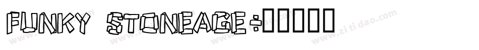 Funky Stoneage字体转换